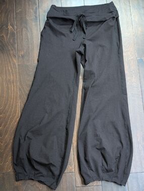 FP Movement by Free People Black Wide Leg Track Pants